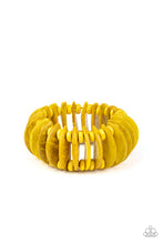 Load image into Gallery viewer, Paparazzi ♥ Tropical Tiki Bar - Yellow ♥ Bracelet

