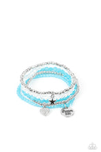 Load image into Gallery viewer, Paparazzi Jewelry  Paparazzi Bracelet ~ Teenage DREAMER - Blue
