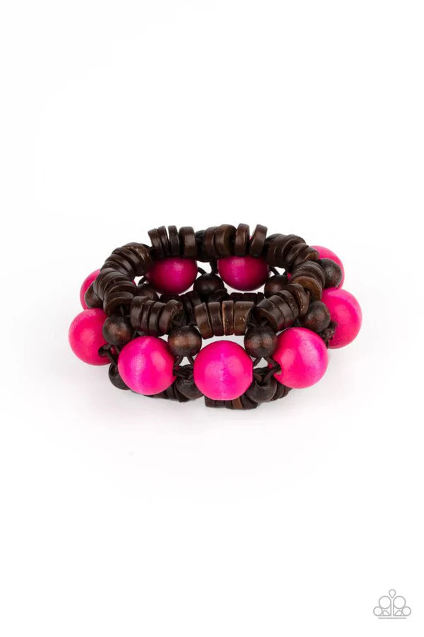 tropical temptation pink bracelet