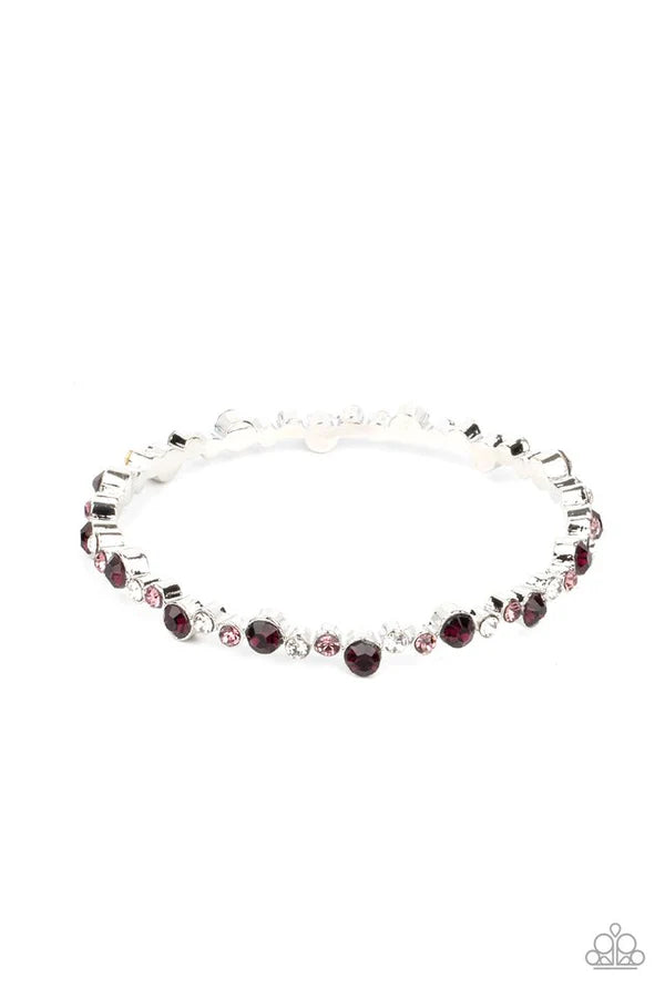 twinkly trendsetter purple bracelet paparazzi