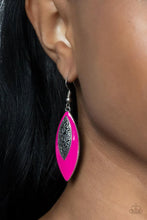 Load image into Gallery viewer, venetian vanity pink earrings
