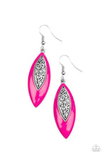 Load image into Gallery viewer, venetian vanity pink earrings
