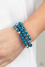 Load image into Gallery viewer, Paparazzi Jewelry  Paparazzi Bracelet ~ Vibrant Verve - Blue
