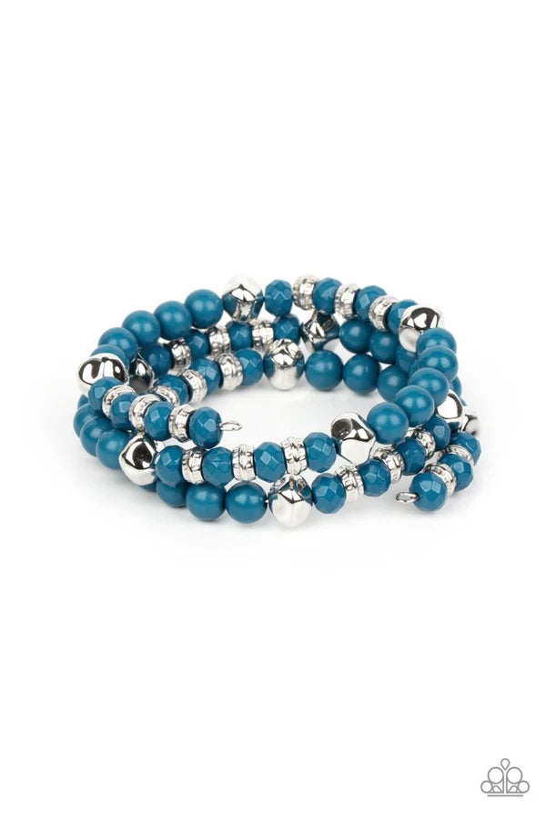 Paparazzi Jewelry  Paparazzi Bracelet ~ Vibrant Verve - Blue