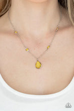 Load image into Gallery viewer, Paparazzi Jewelry  Paparazzi Necklace ~ Romantic Rendezvous - Yellow
